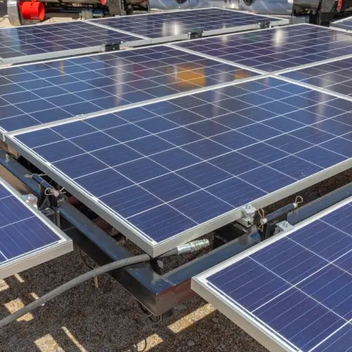 Construction de panneaux photovoltaïques