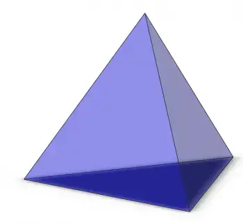 que es una piramide triangular