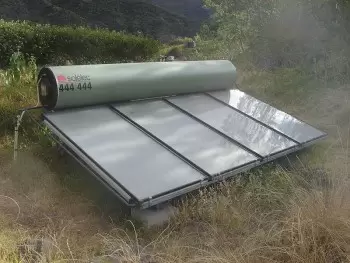 colector solar de placa plana
